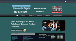 Desktop Screenshot of jonsautorepairinc.com